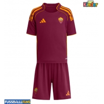 AS Roma Matias Soule #18 Heimtrikotsatz Kinder 2025-26 Kurzarm (+ Kurze Hosen)